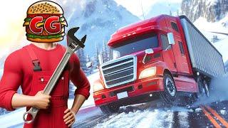 I Became a Trucker and Drove the Most DANGEROUS ROADS in Alaskan Road Truckers!