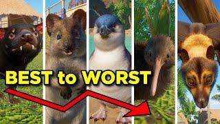 Ranking new Oceania Animals! Planet Zoo Tier List