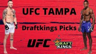 UFC Tampa Draftkings Picks