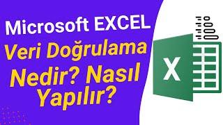 EXCEL VERİ DOĞRULAMA NEDİR? VERİ DOĞRULAMA NASIL YAPILIR?