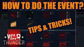 War Thunder How to do the Crafting event "OVERPOWERED"! TIPS & TRICKS!