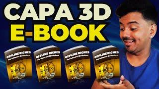 como criar capa de ebook 3d passo a passo