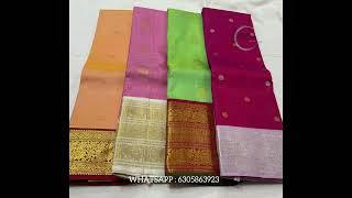 KANCHIPURAM SILK SAREES |@millionsarees |#milliondesigns |whatsapp 6305863923