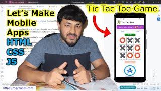 Build Mobile Apps with only HTML CSS and JavaScript in Android Studio - Make the Tic Tac Toe Game