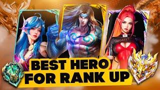 TOP BEST HEROES 2025 TO SOLO RANK UP TO MYTHICAL IMMORTAL (SEASON 35) | MOBILE LEGENDS