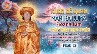 PHẦN 12 - Bế Quan Mantra Ruma Hoàng Kim  | Pháp Thoại Trực Truyến Tối 15.11.2567 | Livestream 222