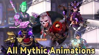 All Mythic Skins Animations (Season 1 - 10) Overwatch 2