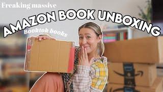 BOOKTOK INSPIRED AMAZON BOOK HAUL + UNBOXING