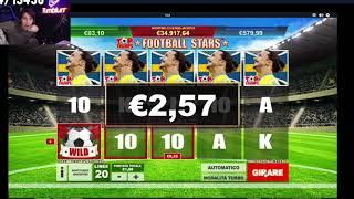 BLUR SCOMMETTE 46 EURO IN UNA SLOT MACHINE DEL CALCIO