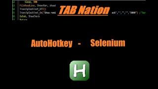 AutoHotkey Selenium Part 2 - Grab Info From Browser and load user info (IE, Chrome, Firefox, Edge)