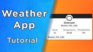 Build a Weather App With JavaScript
