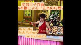 Kana Omori plays "Itsuki Fantasy" for 6 mallets-marimba, by Keiko ABE 安倍圭子作曲6本撥による「五木の幻想」マリンバ：大森香奈