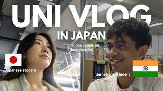 A Day in Our Life as University Students in Japan |  India & Japan (International LDR Couple)