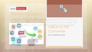 MBOX to PST Converter for Mac and Windows