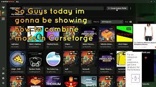 How to combine mods in Curseforge