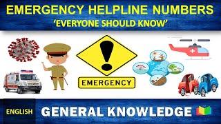 Emergency Helpline Numbers in India | Emergency Contact Numbers | India Helpline numbers List