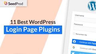 11 Best WordPress Login Page Plugins in 2025