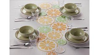 Canvas Project: Citrus Table Runner