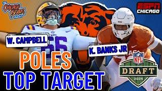 Bears Draft Report: Ryan Poles’ MUST-GET O-Line Targets Will Campbell & Kelvin Banks Jr.