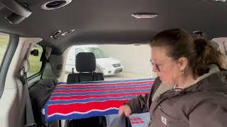 2019 Dodge Caravan Camper | No Build Van Camper | Quick Set Up Tutorial of the Bunkbed | #vancamper