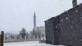 "Whispers of Winter: Captivating Moments of Snowfall #kars #kar #snow #caucasia