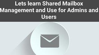 How to create and Access shared mailbox in Outlook