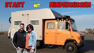 4x4 REISE mit dem LKW CAMPER: unser ABENTEUER beginnt mit PROBLEMEN [Folge 01]