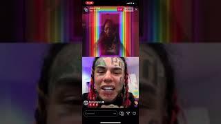 6IX9INE live with Nikki Minaj