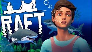 TREASURE DIVING AND STORMS AT SEA - Raft (Steam Release) #3