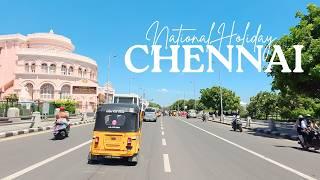 Chennai City Holiday | Marina Road [4K]