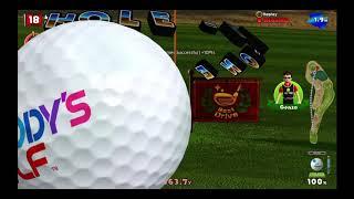 Everybody's Golf albatross hole in one water skip