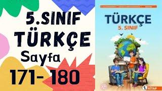 5.SINIF TÜRKÇE DERS KİTABI Sayfa 171 172 173 174 175 176 177 178 179 180 -MEB YAYINLARI-3. TEMA