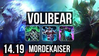 VOLIBEAR vs MORDEKAISER (TOP) | 8/2/13 | EUW Master | 14.19