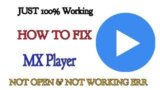 How to Fix MX Player App Not Working Problem Android & Ios - Not Open Problem Solved | AllTechapple