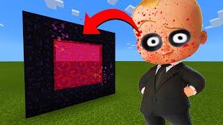 How To Make A Portal To The Cursed Boss Baby Dimension in Minecraft!