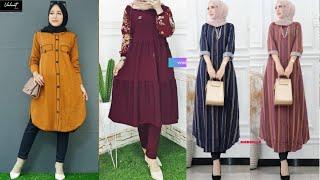 MODEL LONG TUNIK PILIHAN IKA JAMIL TERBARU