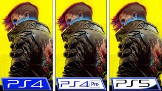 Cyberpunk 2077 | PS4 - PS4 Pro - PS5 | NextGen Patch 1.5 Graphics Comparison