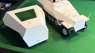 RC German half-track scale 1/10 and first part scale 1/6 will look amazing.