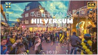 Walking Tour in Netherlands - Hilversum / 4k UHD - Media City