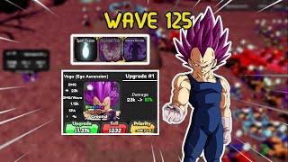 WAVE 125 EGO VEGETA SHOWCASE 7 STAR+ META PRA TUDO no ALL STAR TOWER DEFENSE