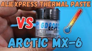 AliExpress Thermal Paste GD900 VS Arctic MX-6.