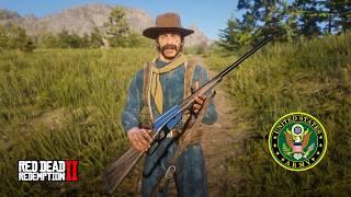 Playing as US Army Soldier in Red Dead Redemption 2 #2 | RDR2