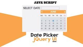 Date Picker Using jQuery   Very Simple Way 