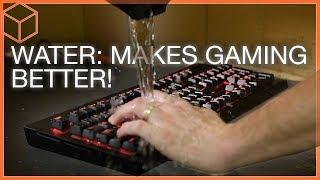 COMPLETELY Spill-proof! - Corsair K68 Mechanical Keyboard