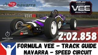 iRacing Formula Vee - Navarra Speed Circuit - Track Guide - 2:02.858