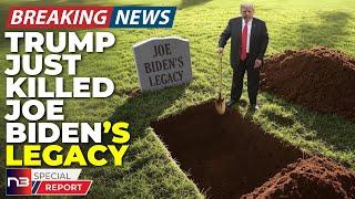 BREAKING: The Exact Second Trump Murdered Biden's Legacy And America Went Absolutely Wild