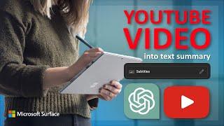 Quickly and EASILY convert videos into text summary or blog posts with Ai in less than 5 minutes