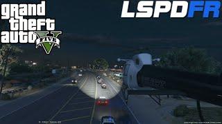 GTA 5 LSPDFR Police Mod Day 40 | Air Support Helicopter Patrol | Cali Style Car Chases