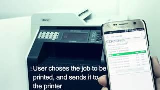 Pull Printing Using NFC, with Sentinel software on Brother MFP