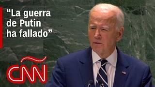 Discurso completo de Joe Biden en la Asamblea de la ONU: Israel, IA, Putin y elecciones de EE.UU.